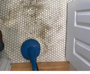 Professional tile and grout cleaning in Torrance CA bathroom with visible before and after results